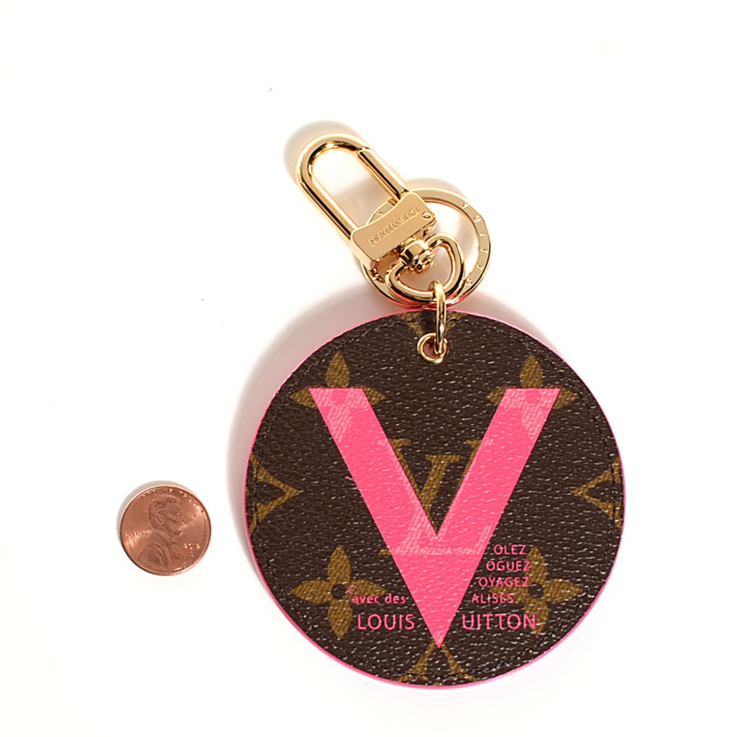 Monogram Illustre V Bag Charm Grenade