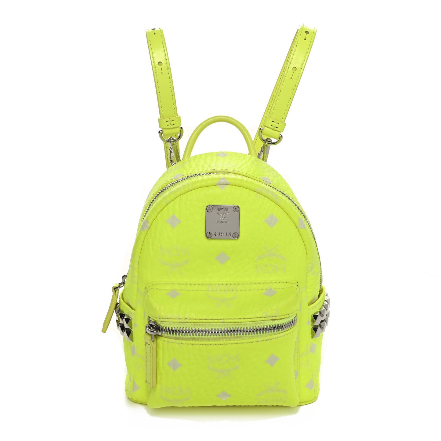 Visetos Side Stud X-Mini Stark Bebe Boo Backpack Neon Yellow