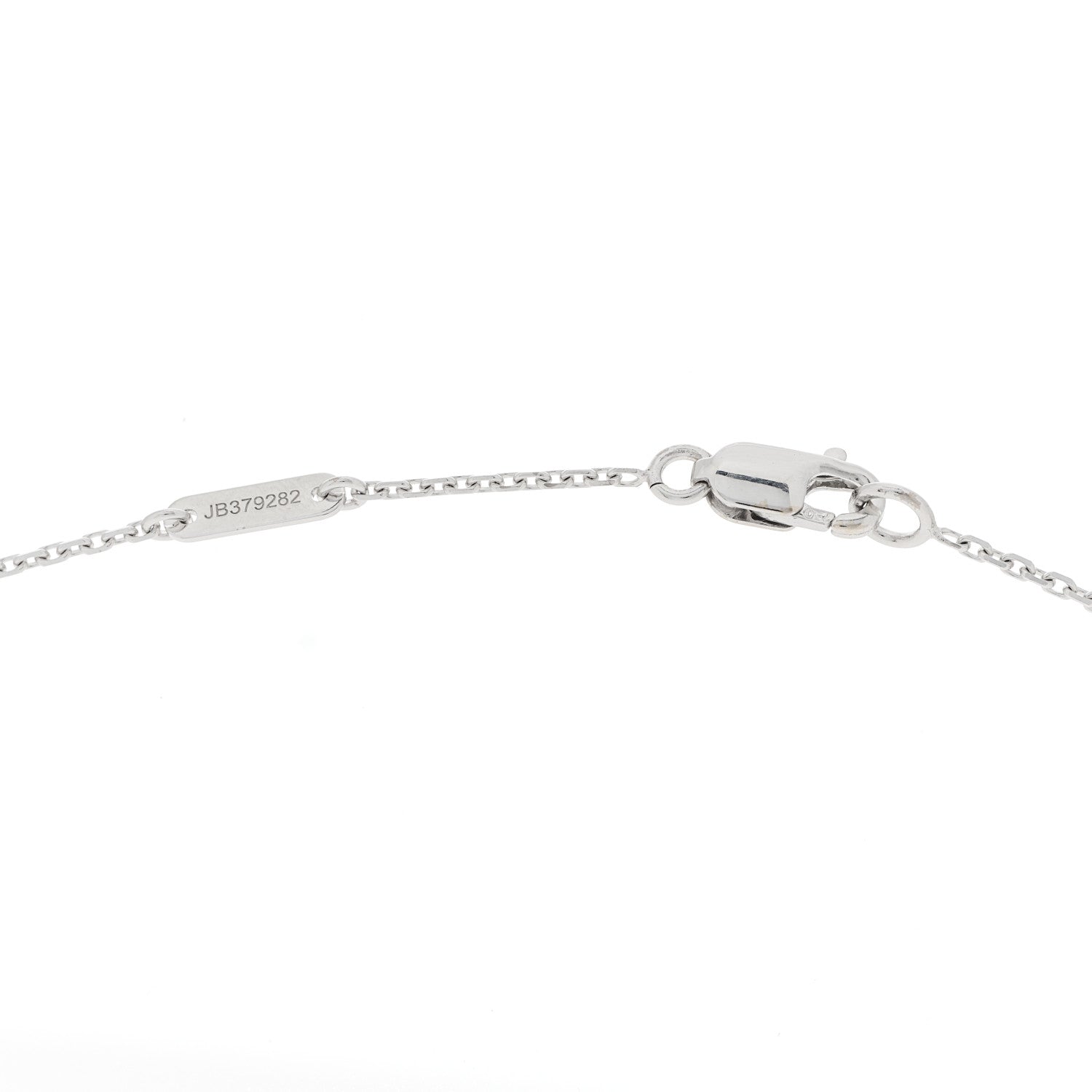 Van Cleef & Arpels 18K White Gold Turquoise Sweet Alhambra Butterfly Pendant Necklace 4 of 5