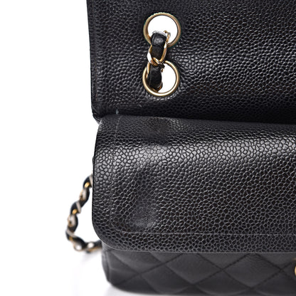 Chanel Caviar Quilted Small Double Flap Black 15 of 18
