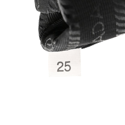 Prada Re-Nylon Triangle Padded Patchwork Shoulder Bag Black 7 of 11