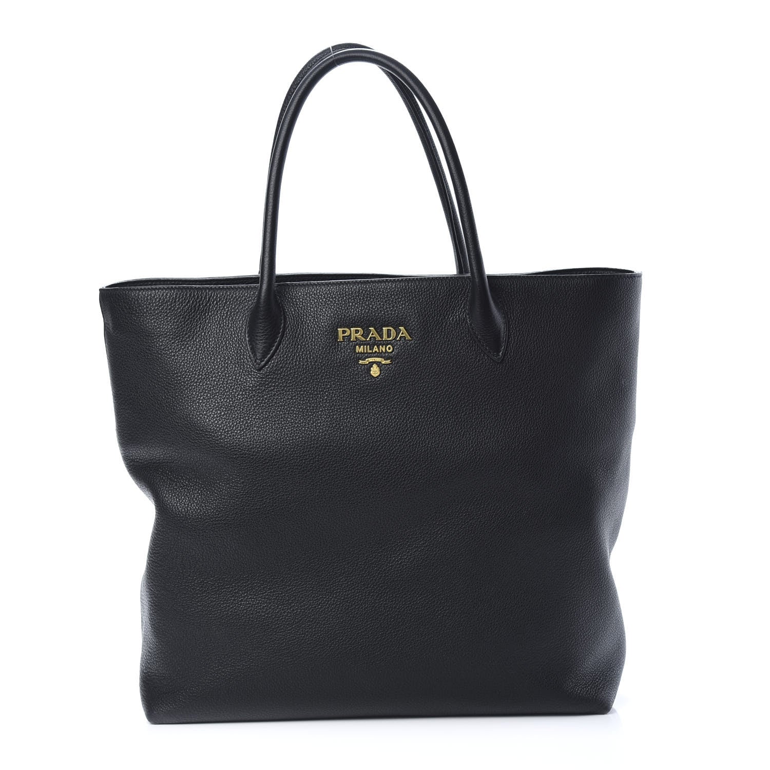 Prada Vitello Phenix Tote Black 1 of 11
