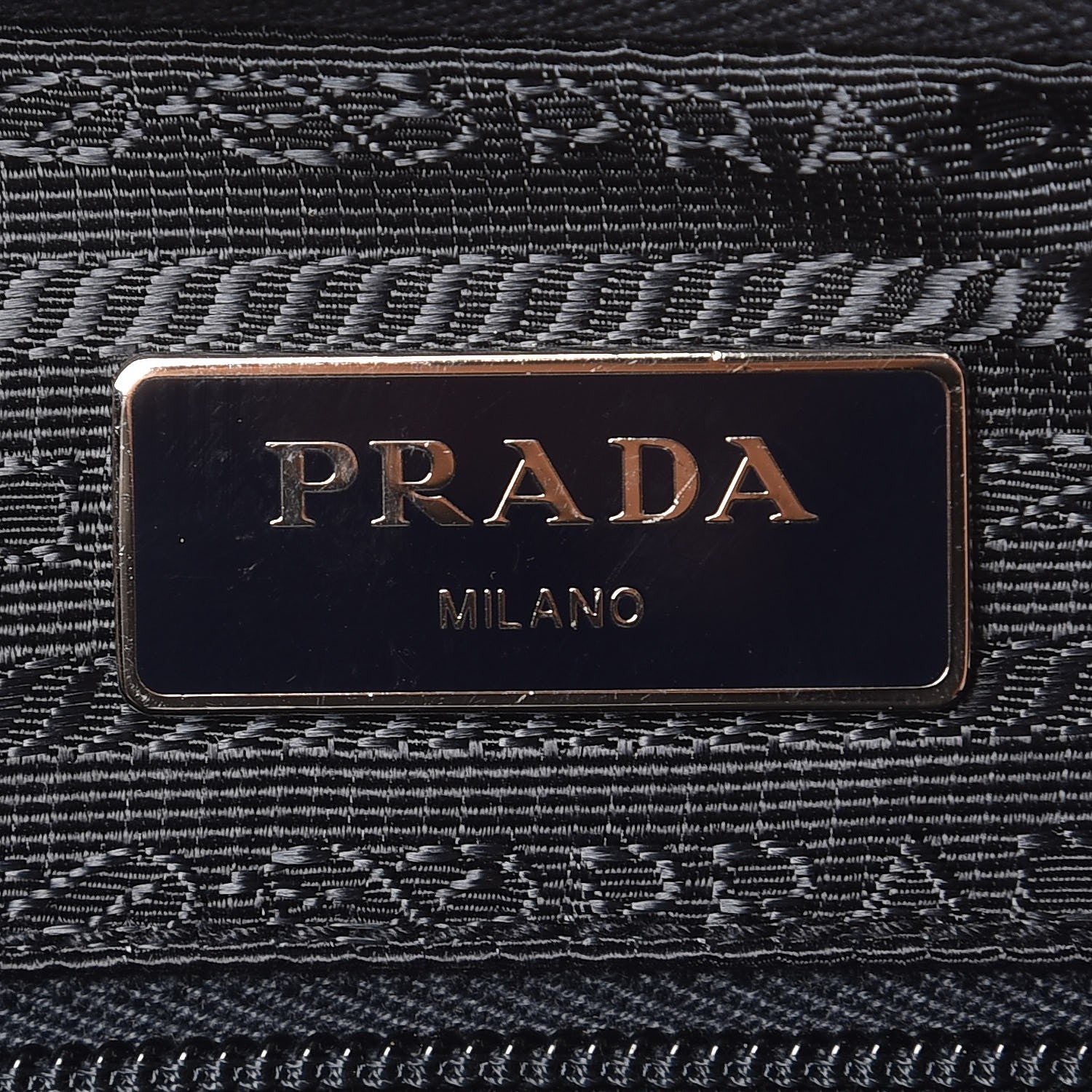 Prada Tessuto Nylon Saffiano Travel Briefcase Blue 7 of 12