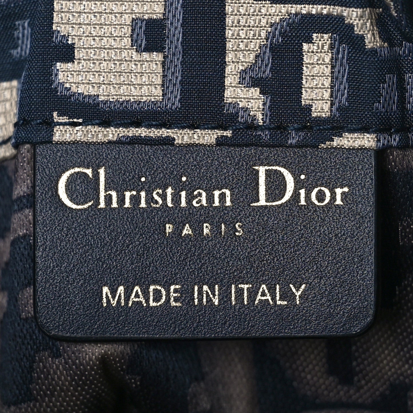 Woven Calfskin Technical Fabric Oblique Net Bag Blue