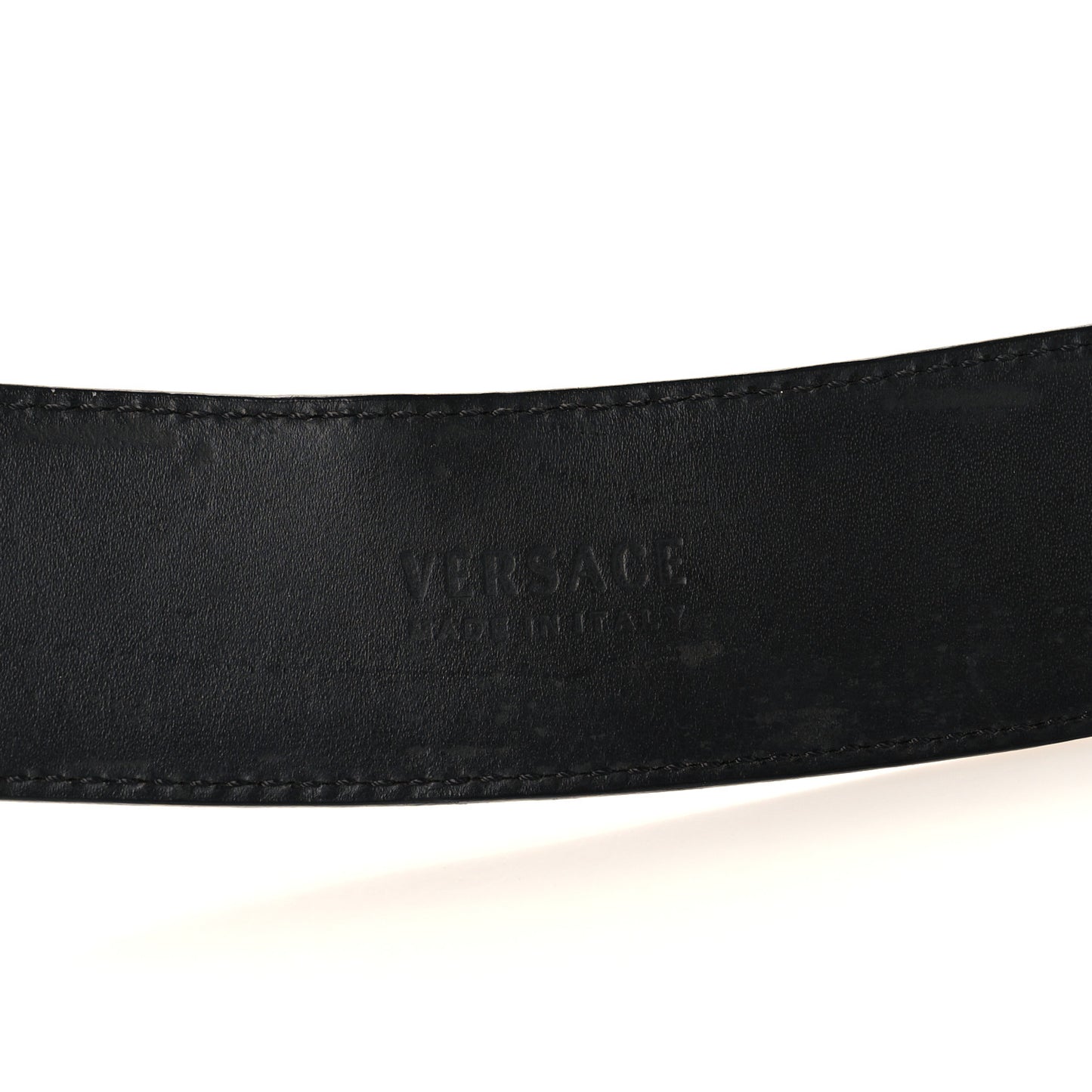 Textured Calfskin 4cm La Medusa 100 40 Belt 100 40 Black