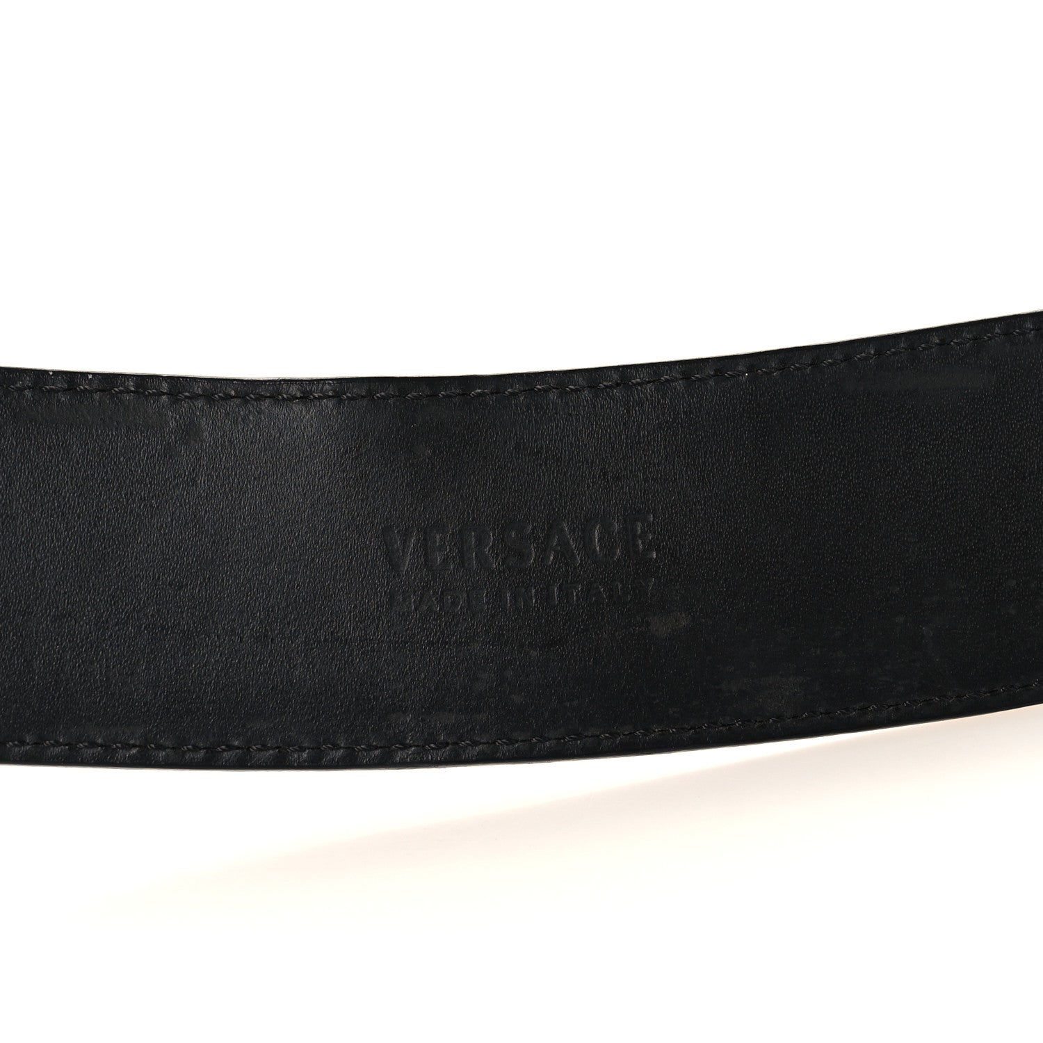 Versace Textured Calfskin 4cm La Medusa 100 40 Belt 100 40 Black 5 of 6