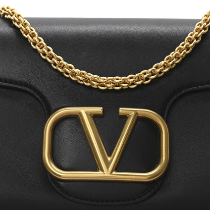 Valentino Garavani Nappa Stud Sign Shoulder Bag Black 7 of 9