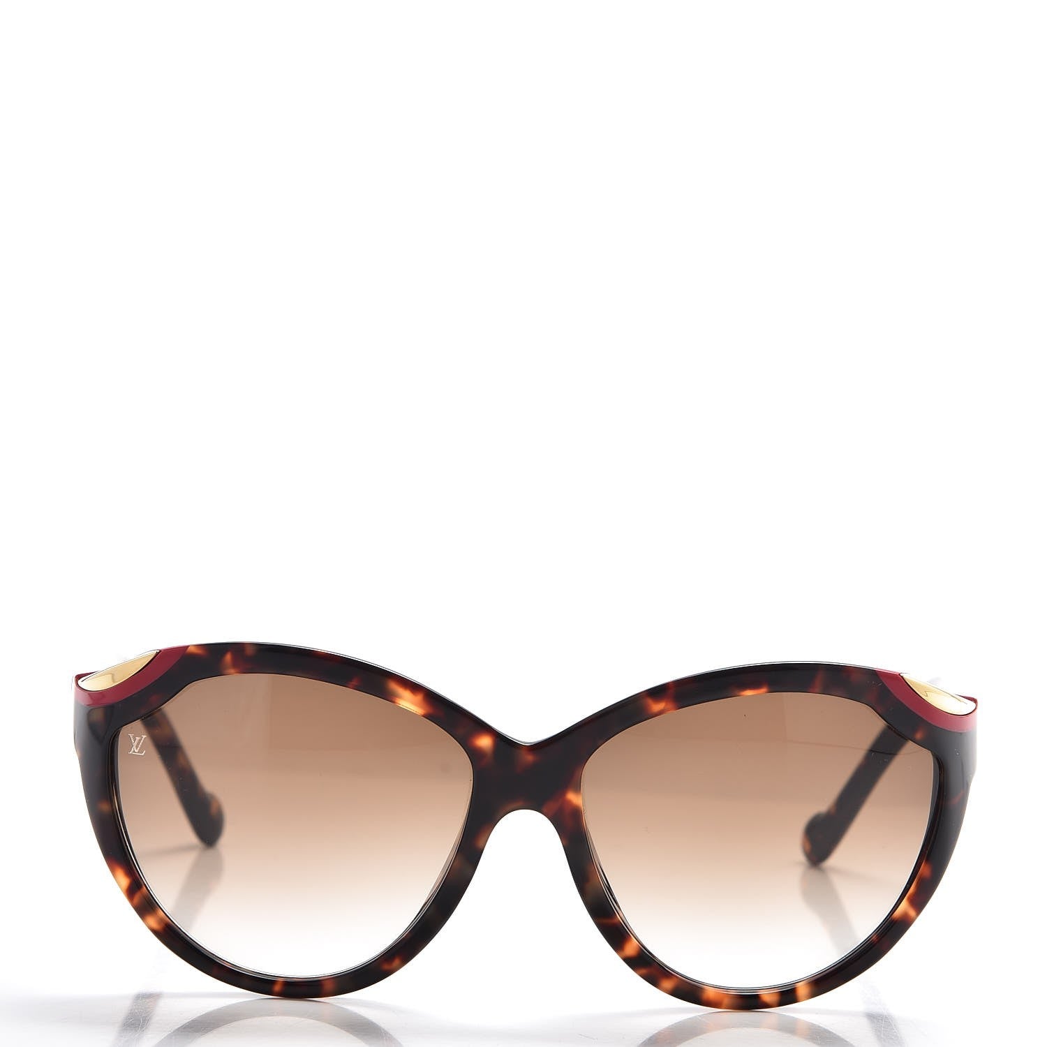 Louis Vuitton Ivy Cat Sunglasses Z0736W Tortoise 2 of 7