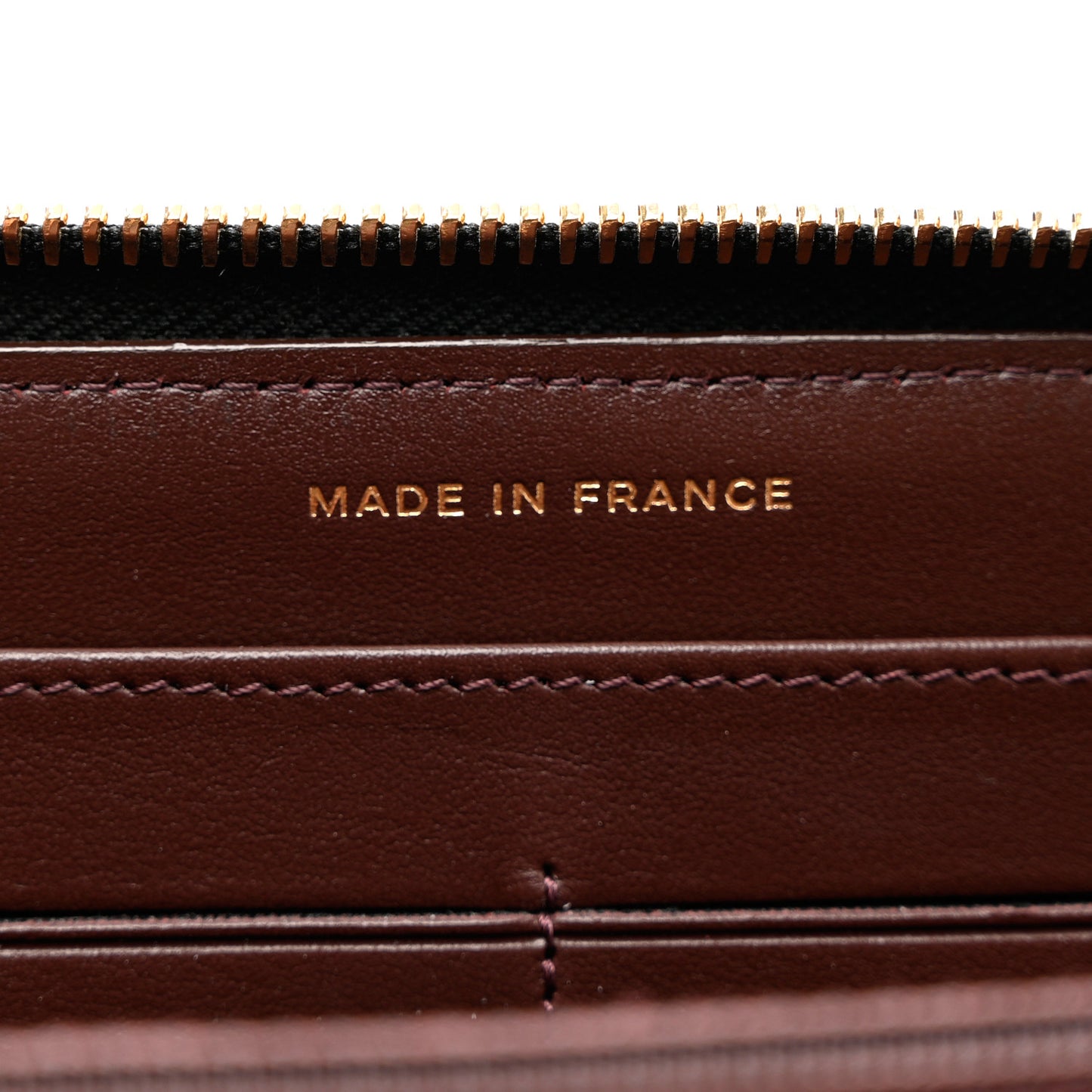 Caviar Quilted Large Gusset Zip Around Wallet Black