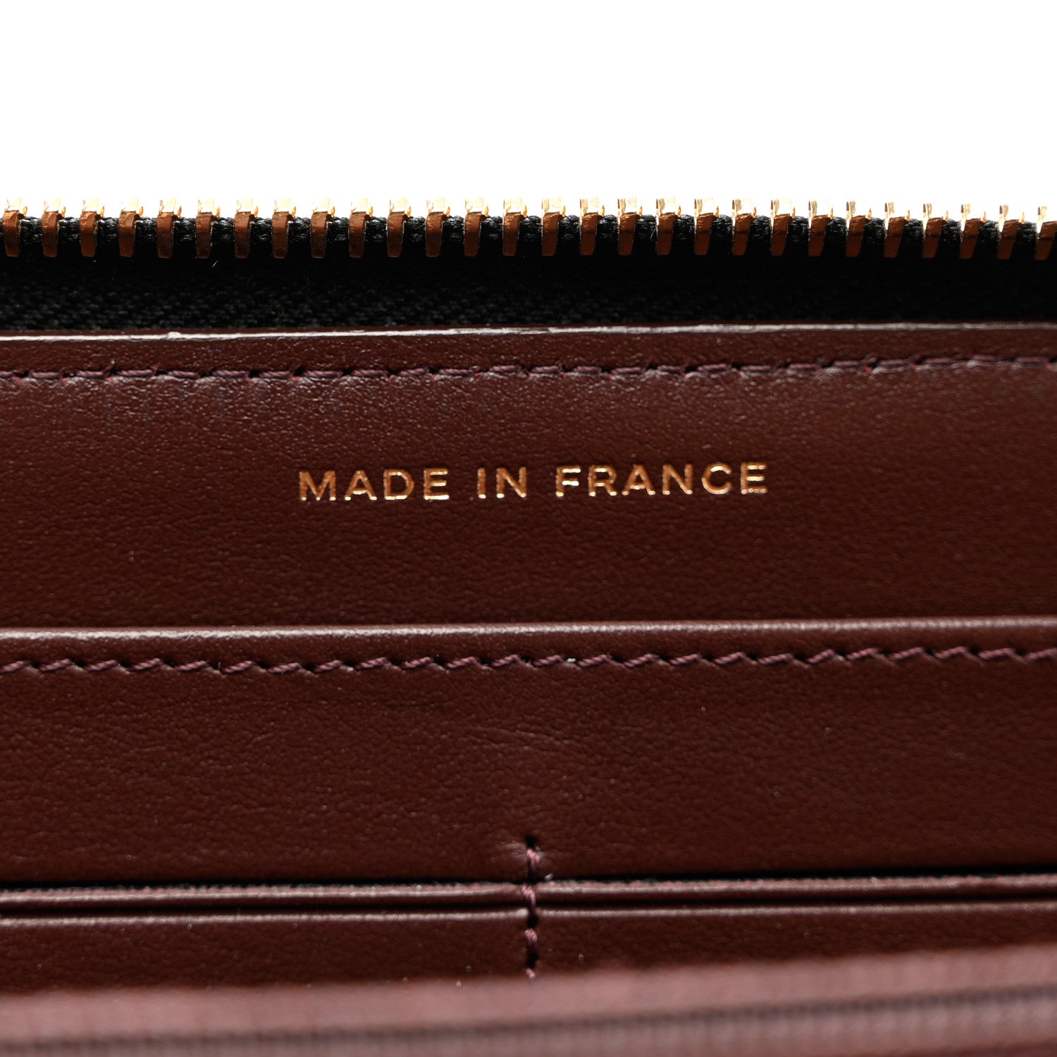 Chanel Caviar Quilted Large Gusset Zip Around Wallet Black 7 of 9