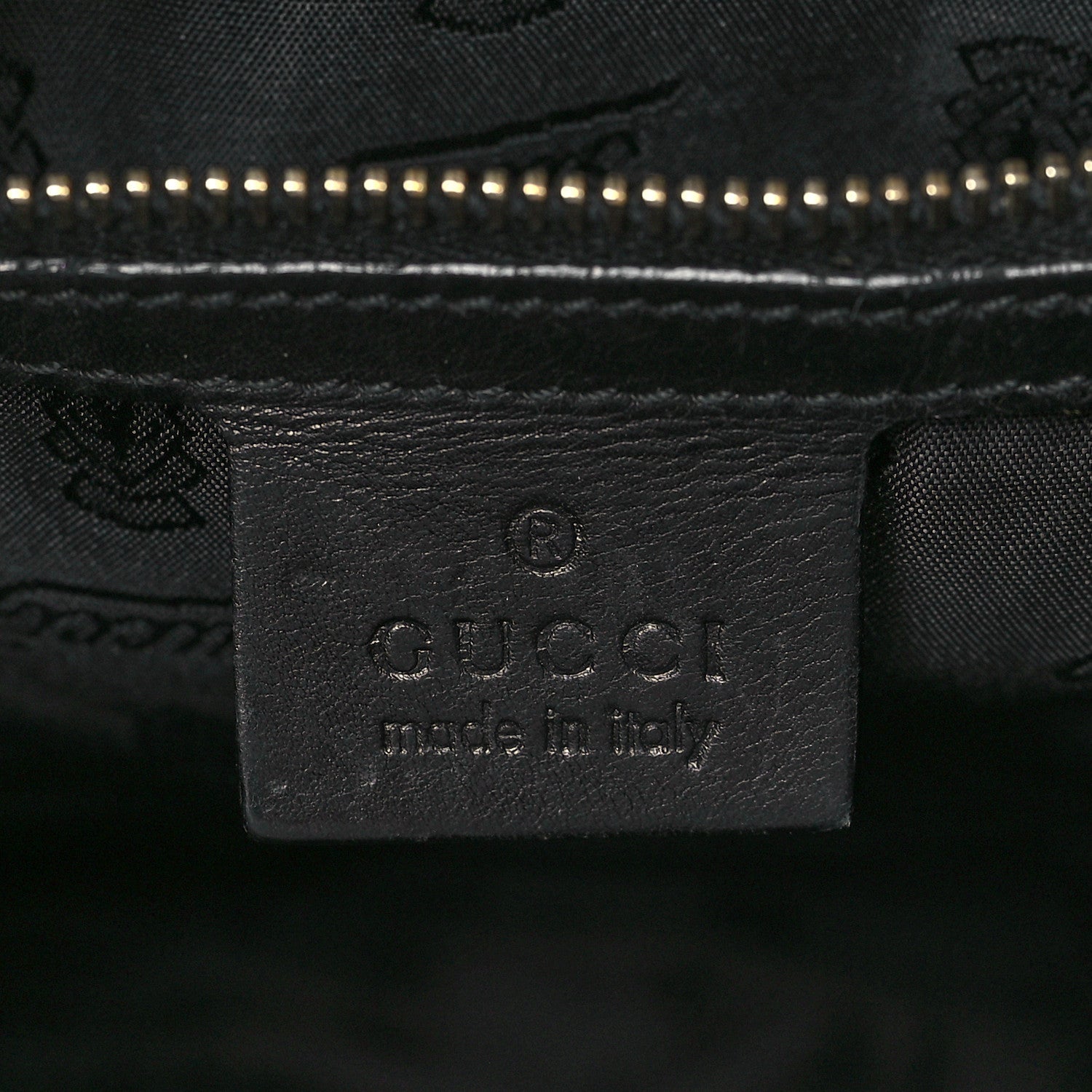 Gucci Patent Large Hysteria Top Handle Bag Black 6 of 10