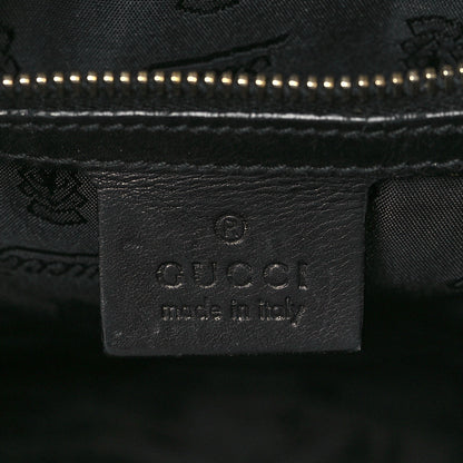 Gucci Patent Large Hysteria Top Handle Bag Black 6 of 10