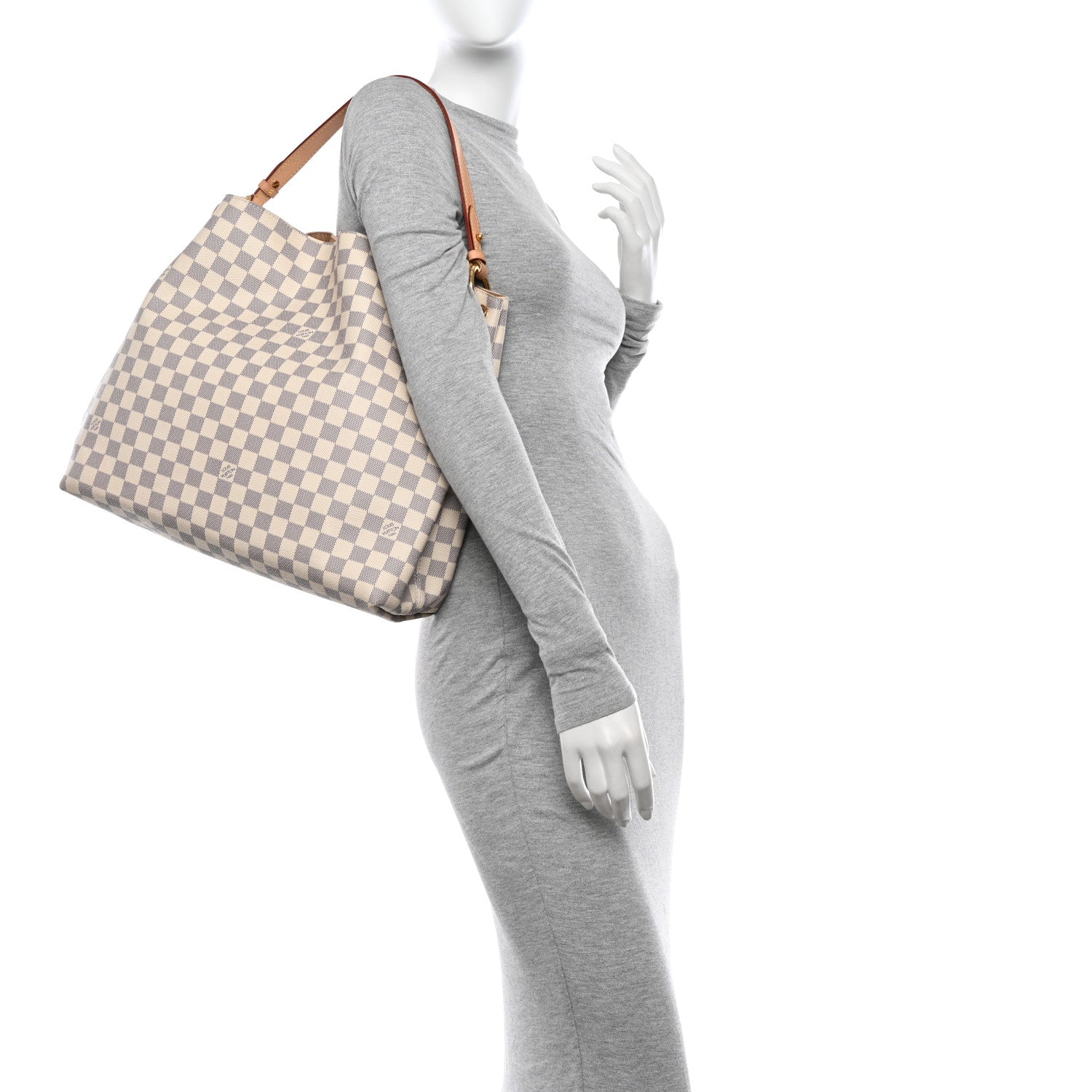 Louis Vuitton Damier Azur Graceful MM 3 of 9