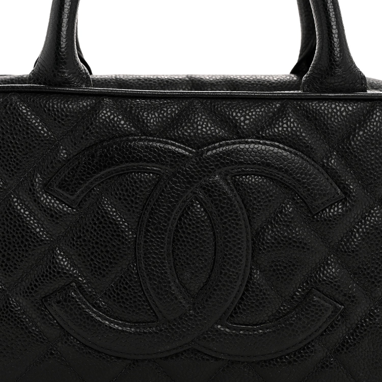 Chanel Caviar Quilted Small Bowler Black 8 of 13