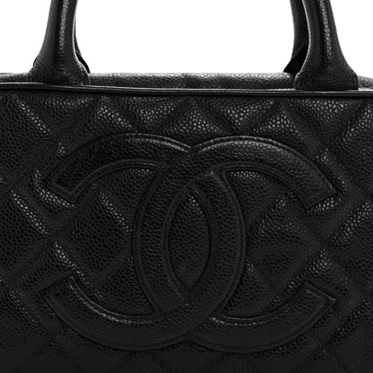 Chanel Caviar Quilted Small Bowler Black 8 of 13