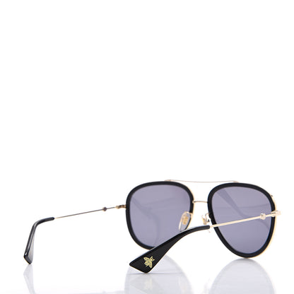 Gucci Web Aviator Sunglasses GG0062S Black 4 of 9