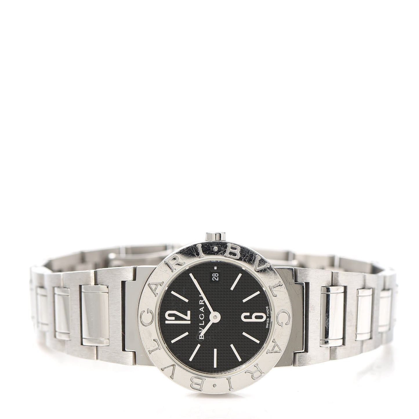 Stainless Steel 26mm Quartz Watch Black