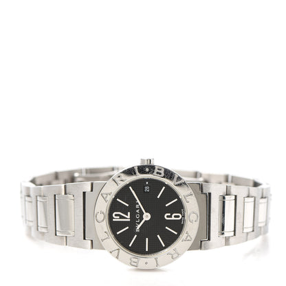 Bulgari Stainless Steel 26mm Quartz Watch Black 2 of 5