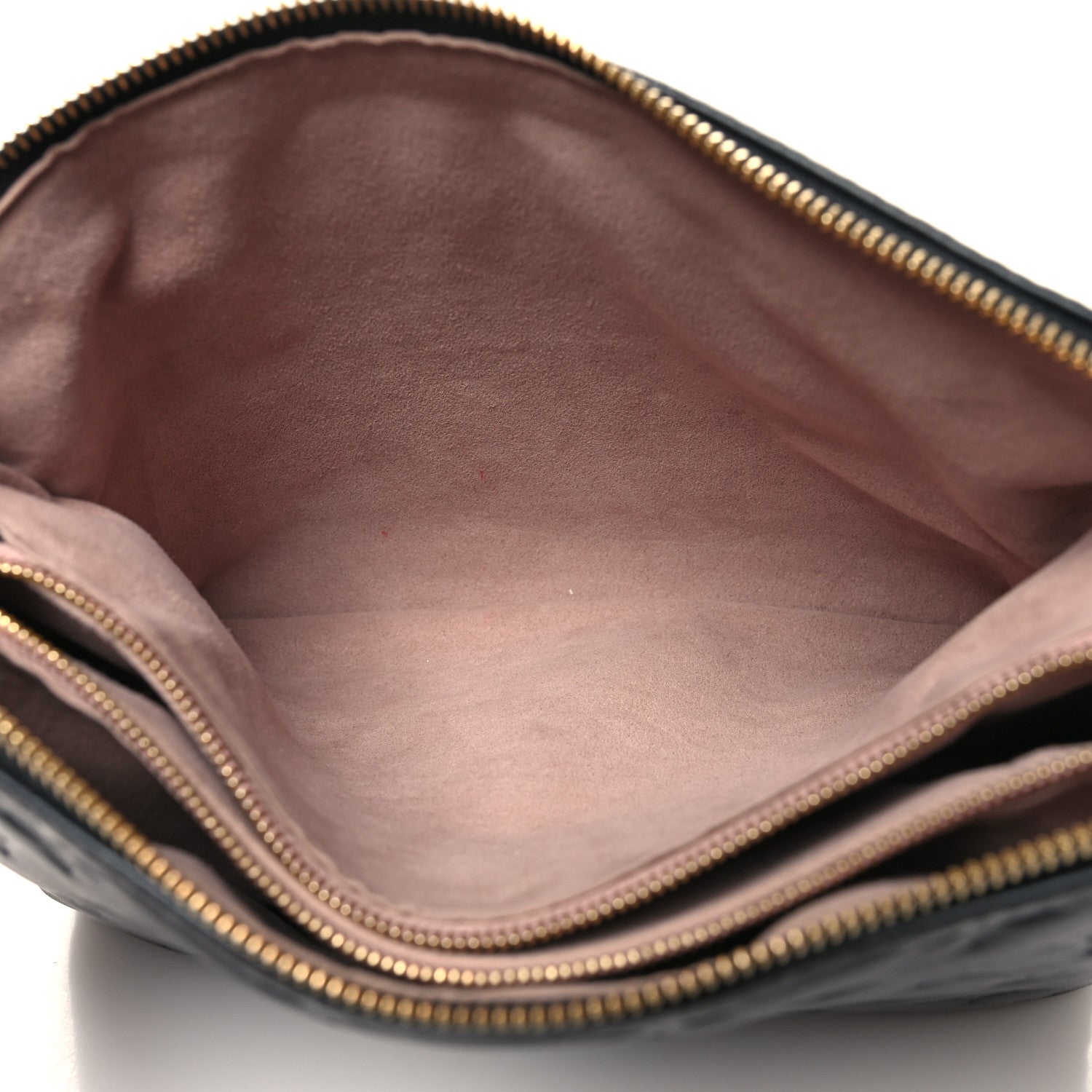 Louis Vuitton Lambskin Embossed Monogram Coussin PM Black 5 of 11