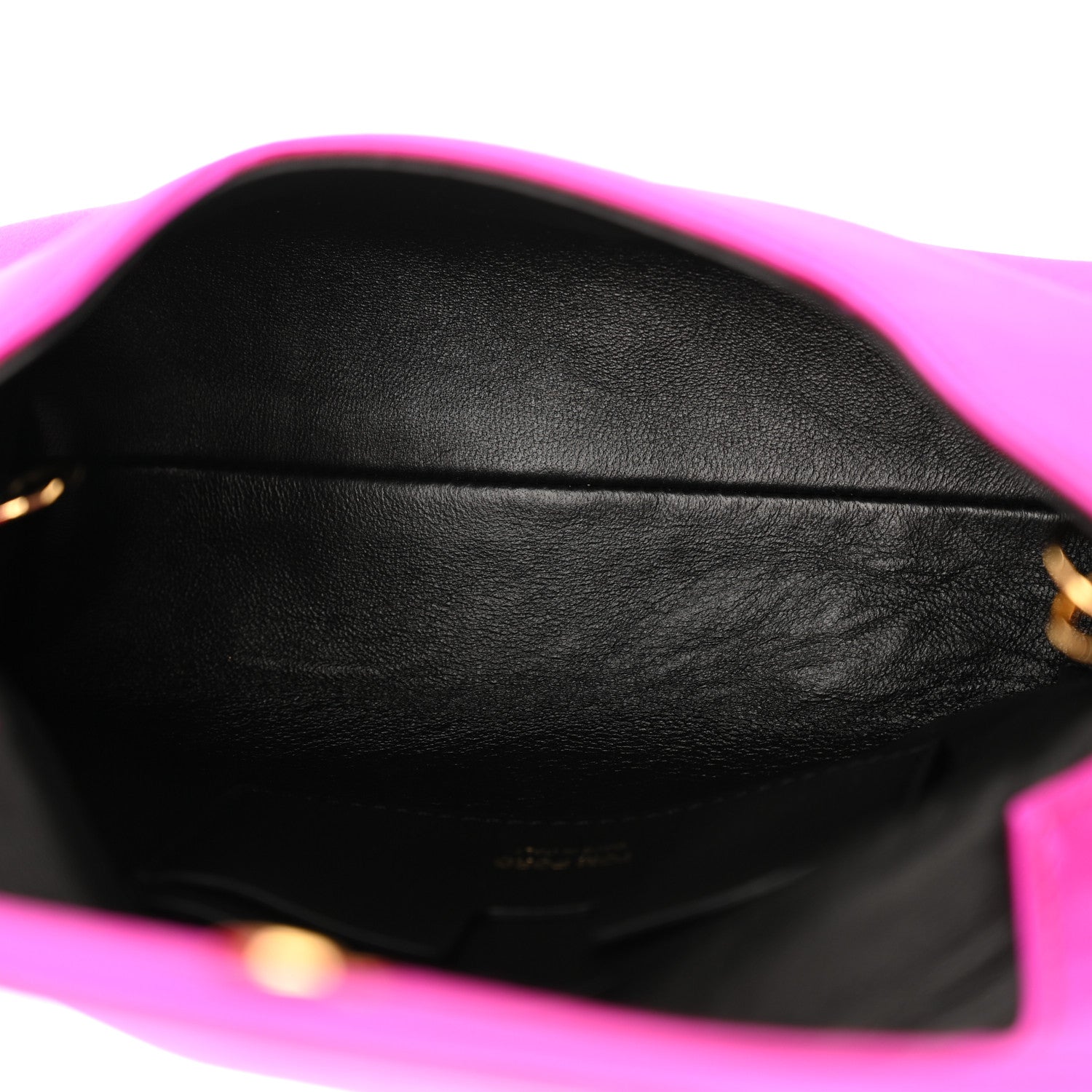 Tom Ford Satin Mini Label Chain Shoulder Bag Hot Pink 5 of 11
