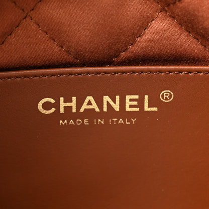 Chanel Shiny Calfskin Quilted Mini Chanel 22 Light Brown 6 of 10