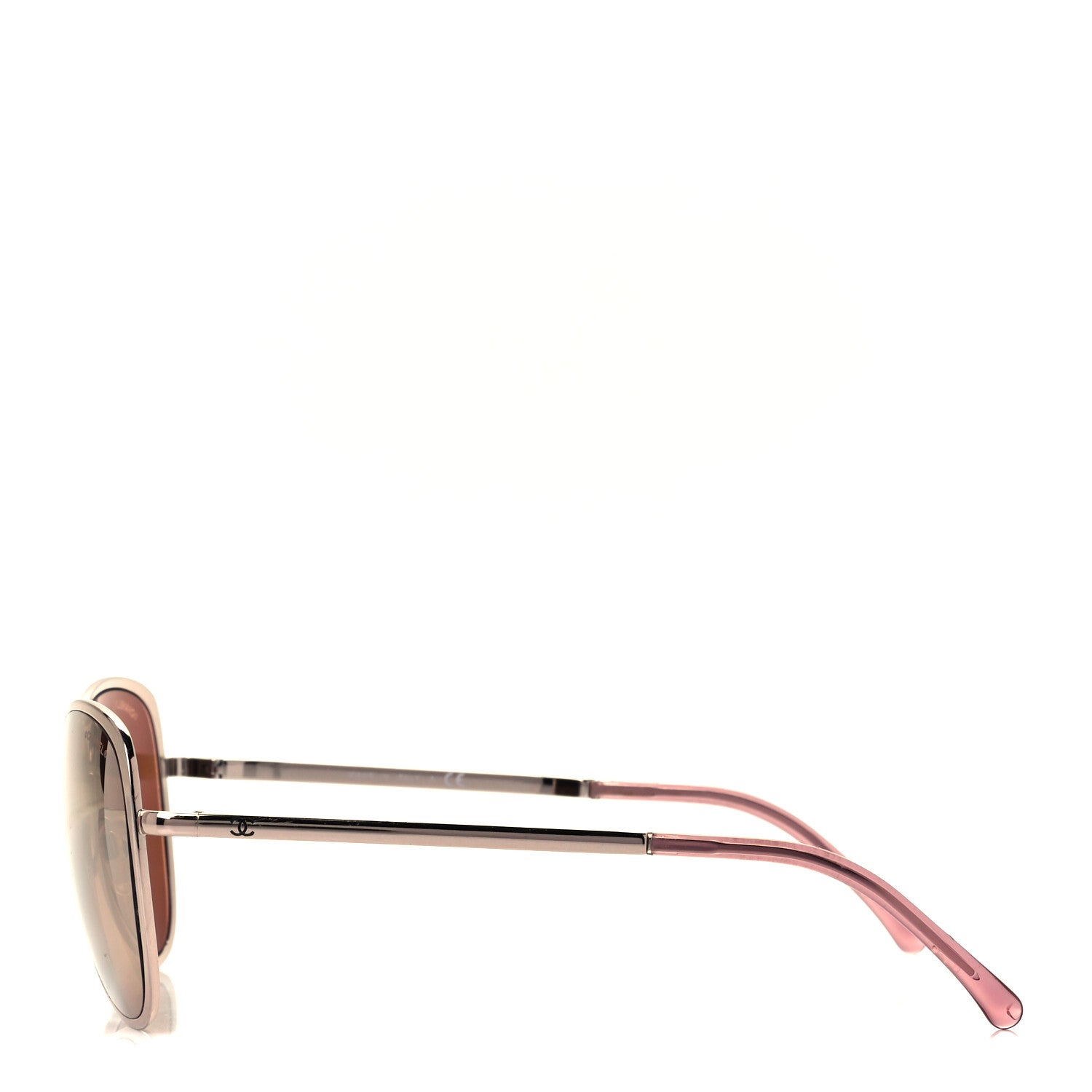 Chanel 18K Pilot Summer Sunglasses 4223 Pink Gold 3 of 8