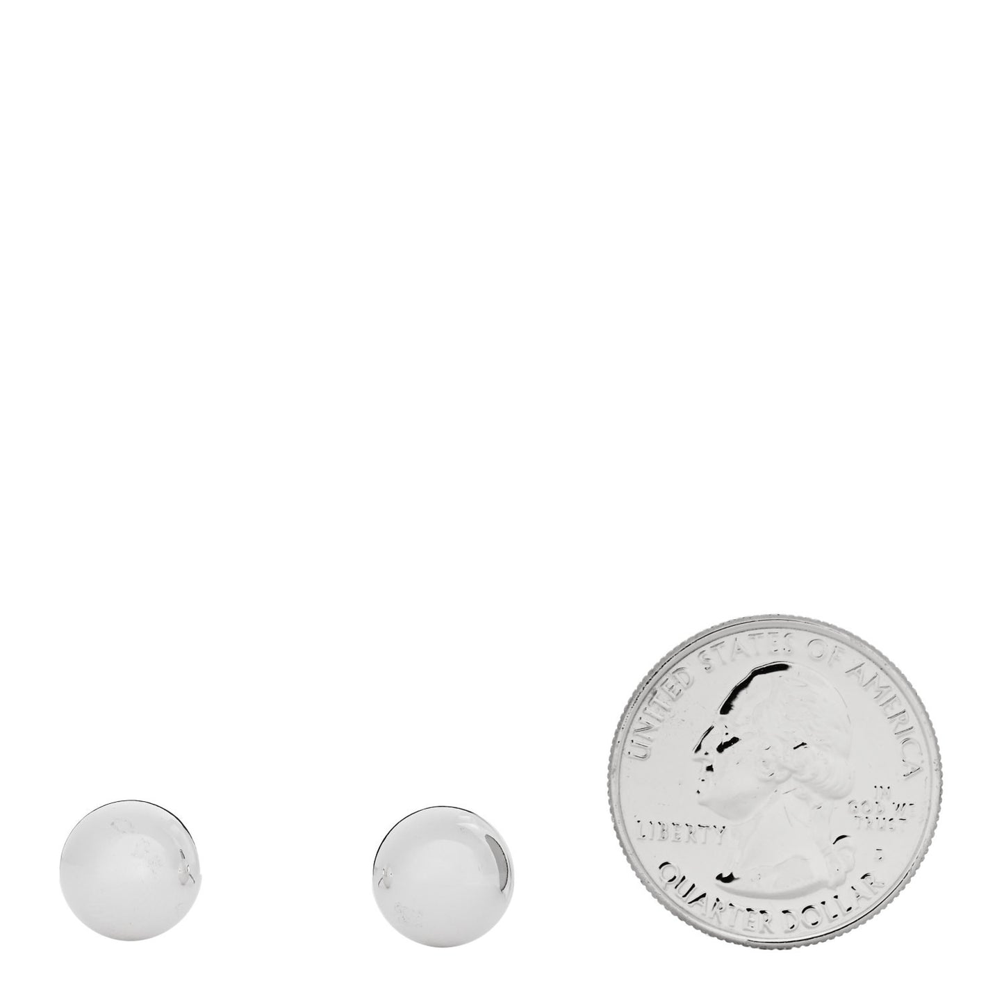 Sterling Silver 10mm HardWear Ball Earrings
