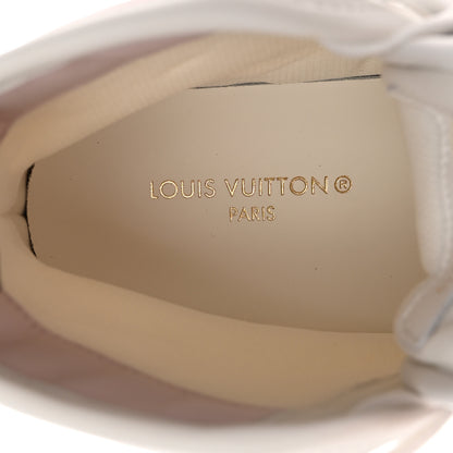 Louis Vuitton Canvas Monogram LV Squad Sneaker Boots 36.5 White Pink 9 of 11