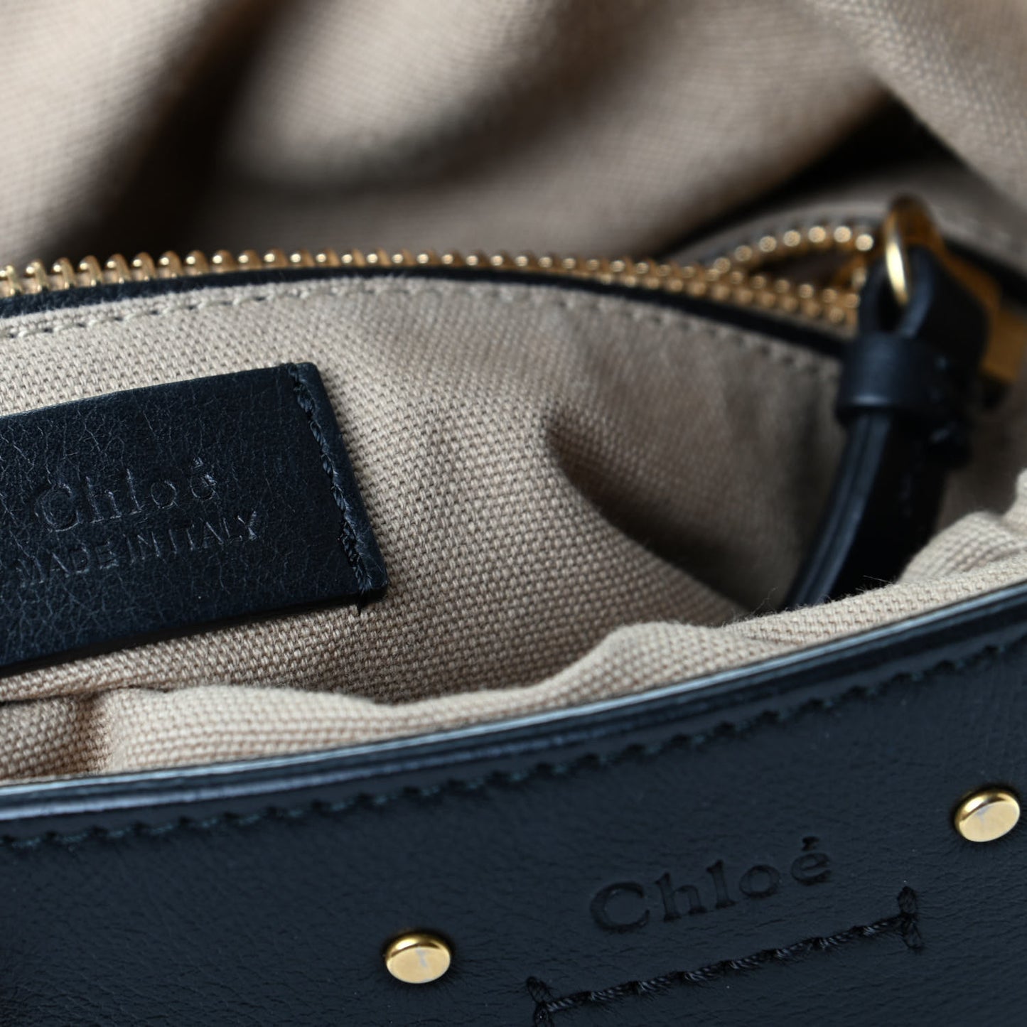 Smooth Calfskin Small Roy Bucket Bag Black