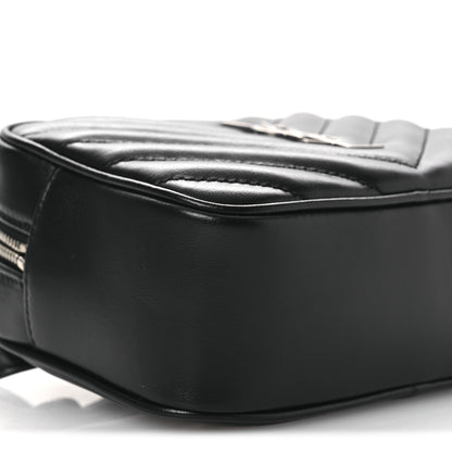 Saint Laurent Calfskin Matelasse Monogram Lou Belt Bag Black 9 of 11