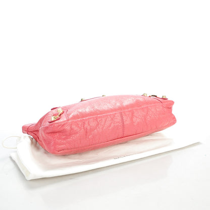 Balenciaga Agneau Giant 12 Gold Hardware Premier Clutch Rose Bonbon 4 of 8