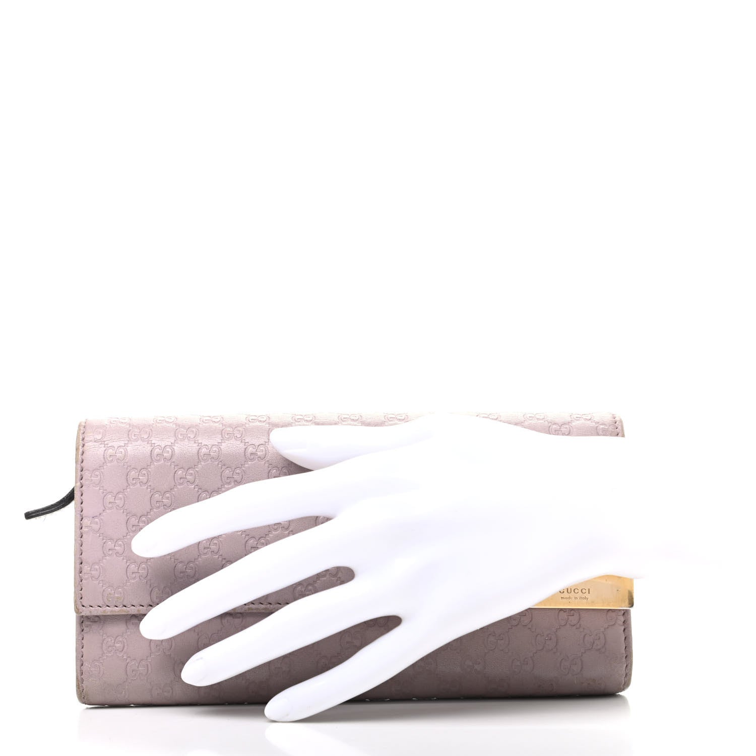 Gucci Soft Microguccissima Dice Chain Wallet Mauve 2 of 11