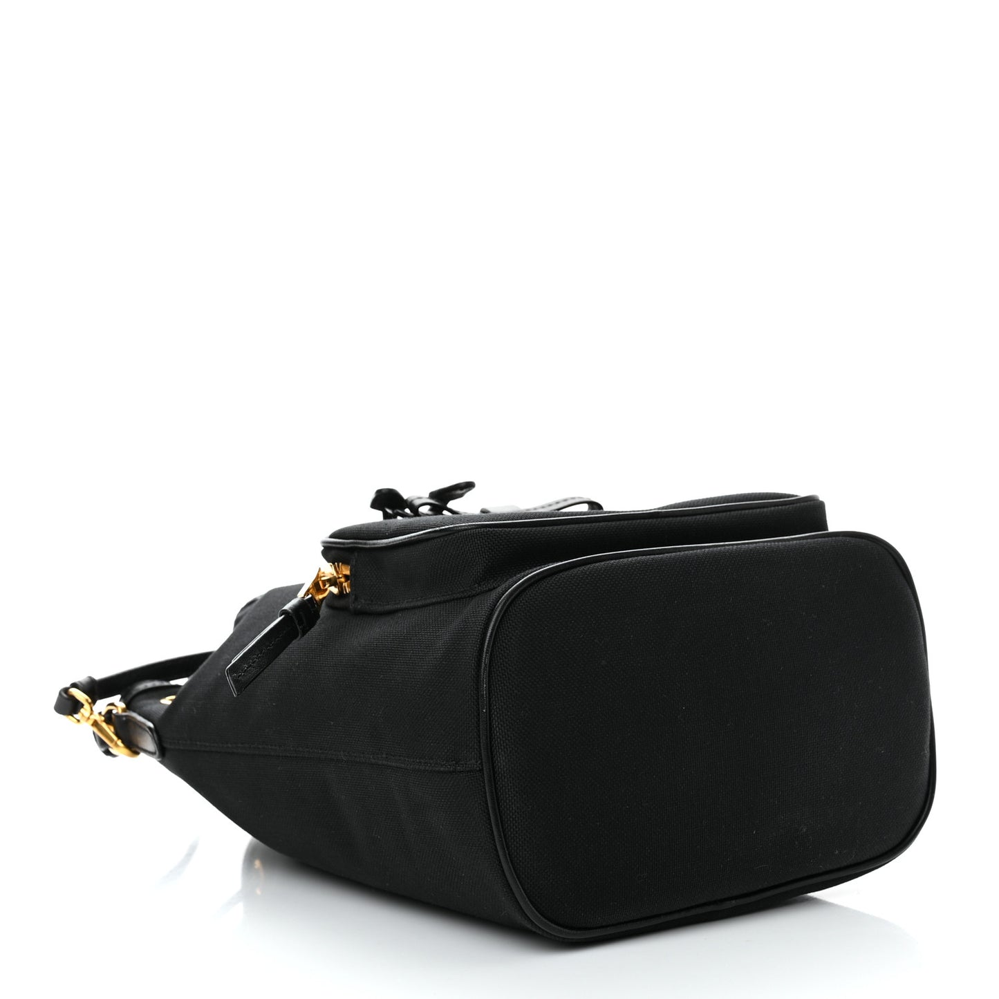 Jacquard Logo Mini Bucket Crossbody Bag Black