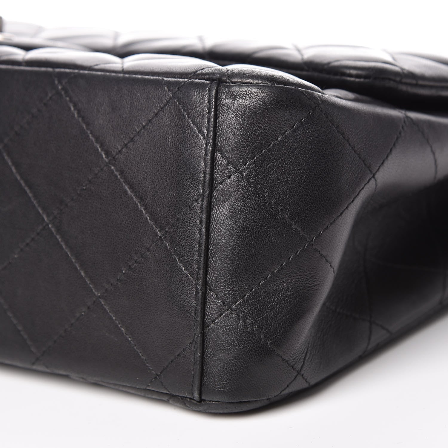 Chanel Lambskin Quilted Maxi Double Flap Black 11 of 18