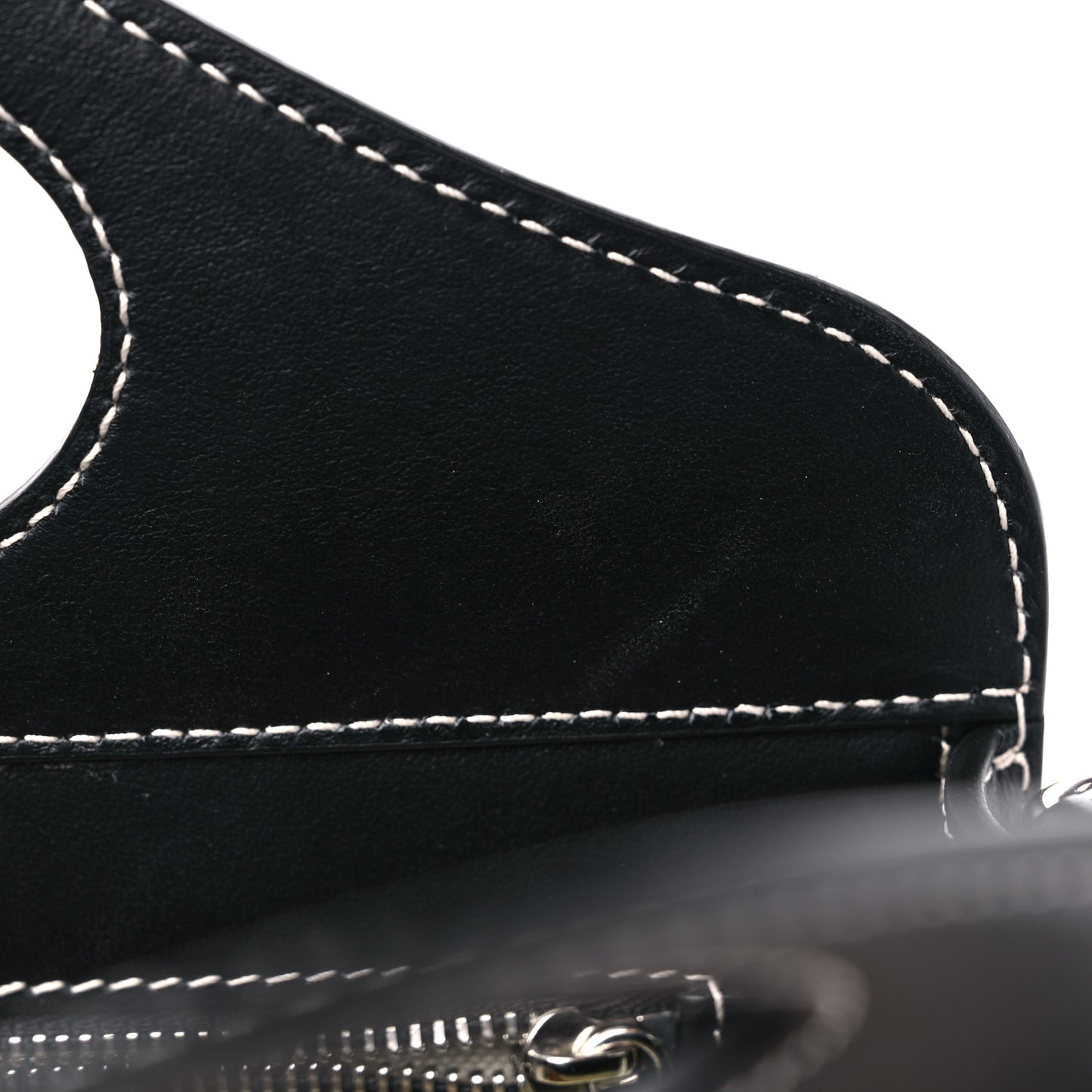 Smooth Calfskin Archive Canvas Check Mini Pocket Bag Butter Beige Black