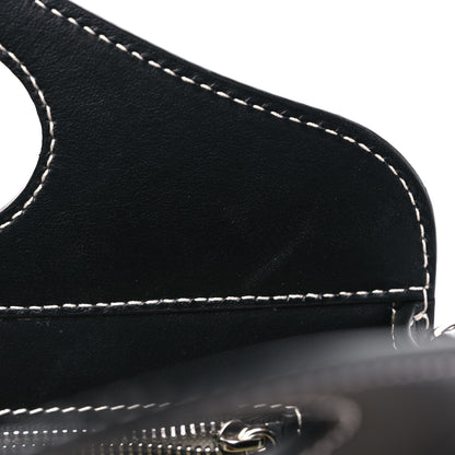 Burberry Smooth Calfskin Archive Canvas Check Mini Pocket Bag Butter Beige Black 9 of 11