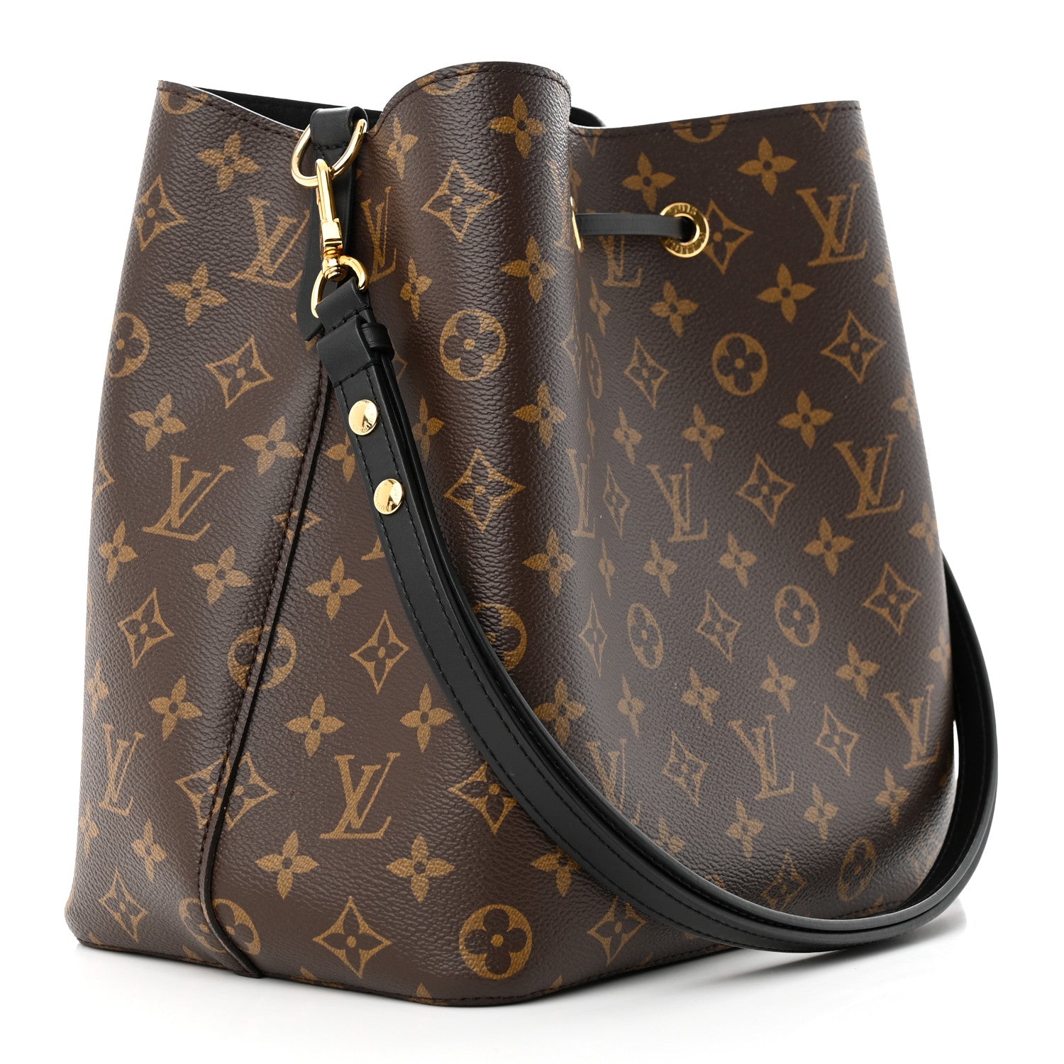Louis Vuitton Monogram Neonoe MM Black 3 of 10