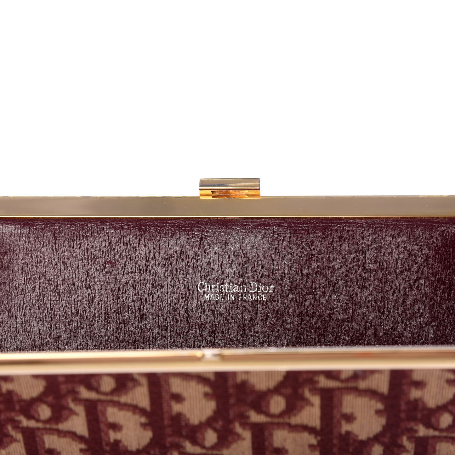 Monogram Clutch Burgundy