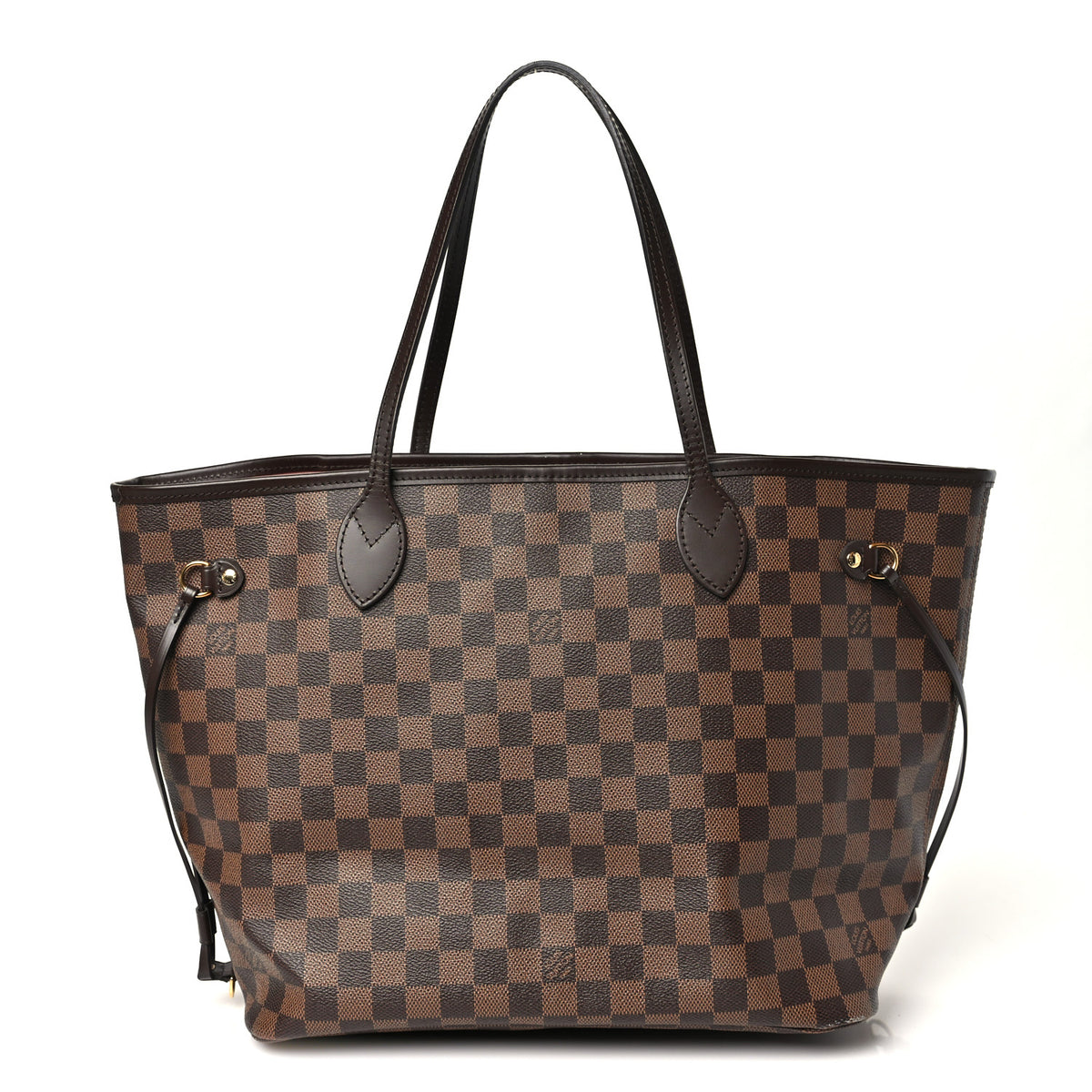 Louis Vuitton Damier Ebene Neo Neverfull MM Rose Ballerine 1 of 10
