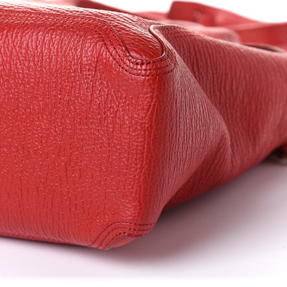 3.1 Phillip Lim Textured Calfskin Medium Pashli Satchel Red 13 of 13