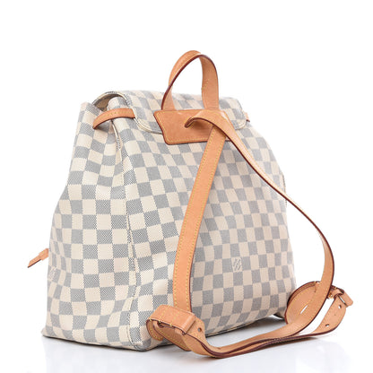 Louis Vuitton Damier Azur Sperone Backpack 3 of 17