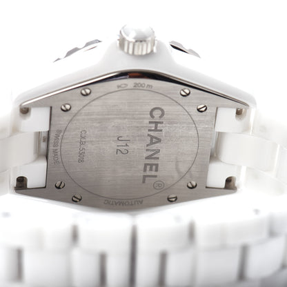 Chanel Stainless Steel Ceramic 38mm J12 Automatic Watch White 5 of 5