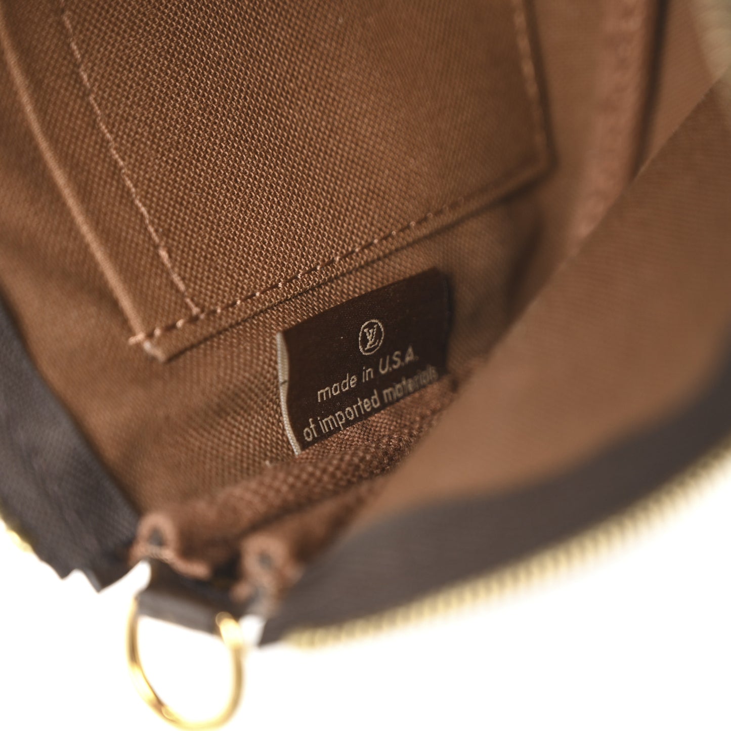 Monogram Multi Pochette Accessories Large Pochette  Kaki