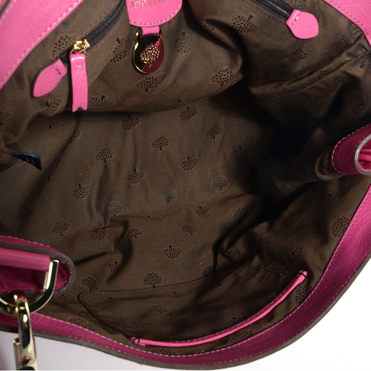 Mulberry Soft Buffalo Leather Oversized Alexa Raspberry 7 of 12