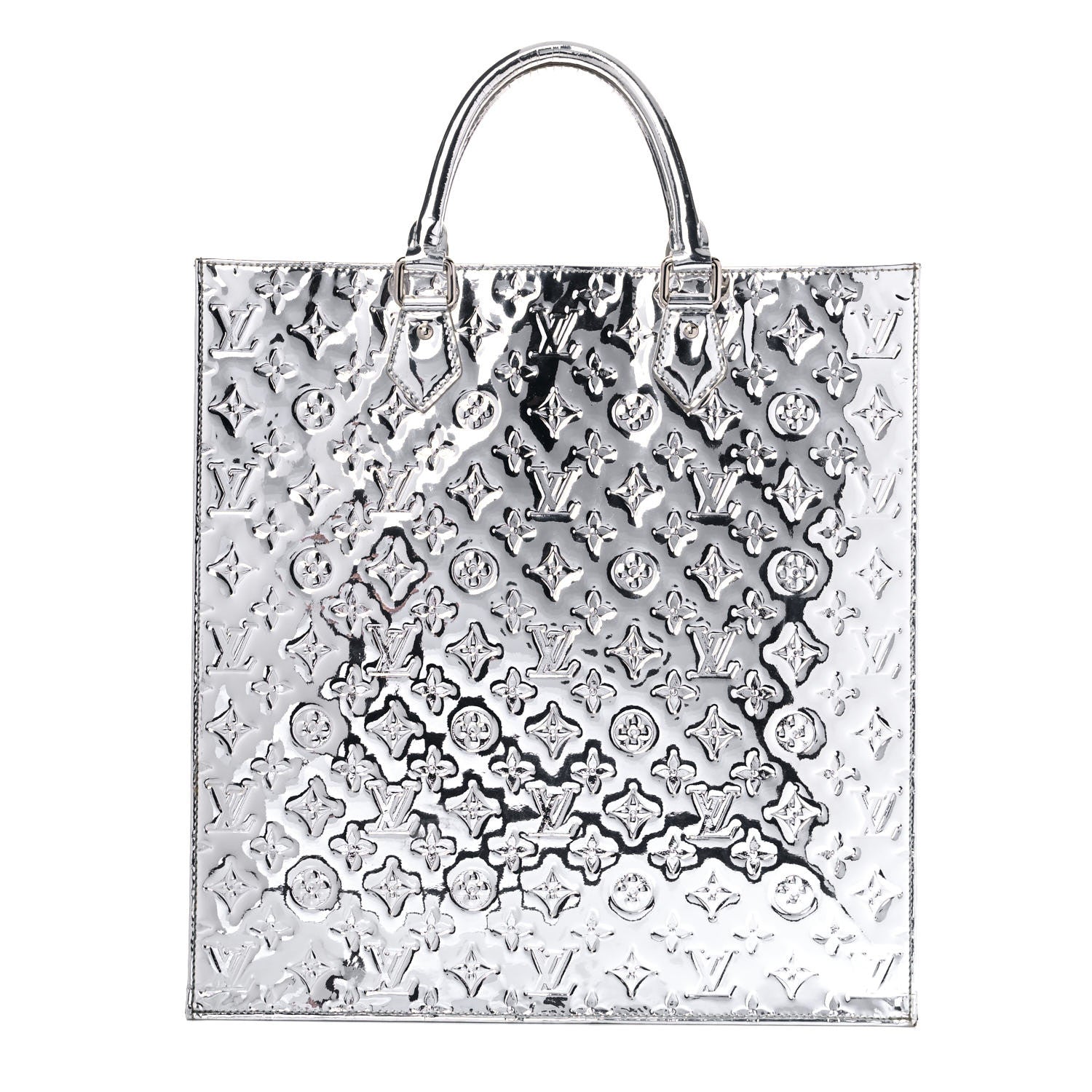 Louis Vuitton Monogram Miroir Sac Plat Silver 1 of 19