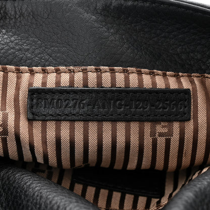 Fendi Vitello Flamingo Fendista Pouchette Crossbody Black 7 of 12