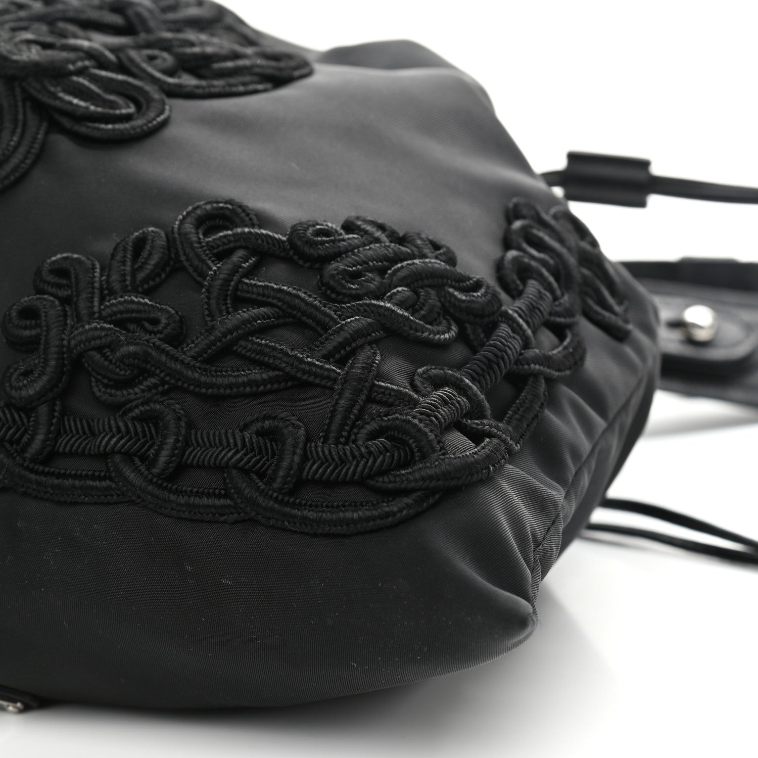 Prada Tessuto Nylon Passama Crossbody Black 10 of 10
