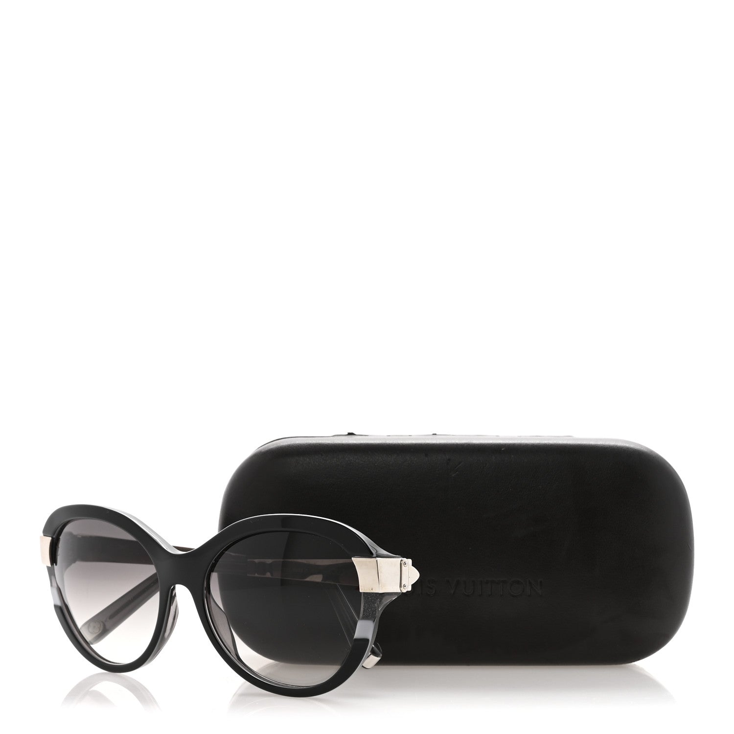 Louis Vuitton Acetate Petit Soupcon Cat Eye Sunglasses Z0489W Black 7 of 7