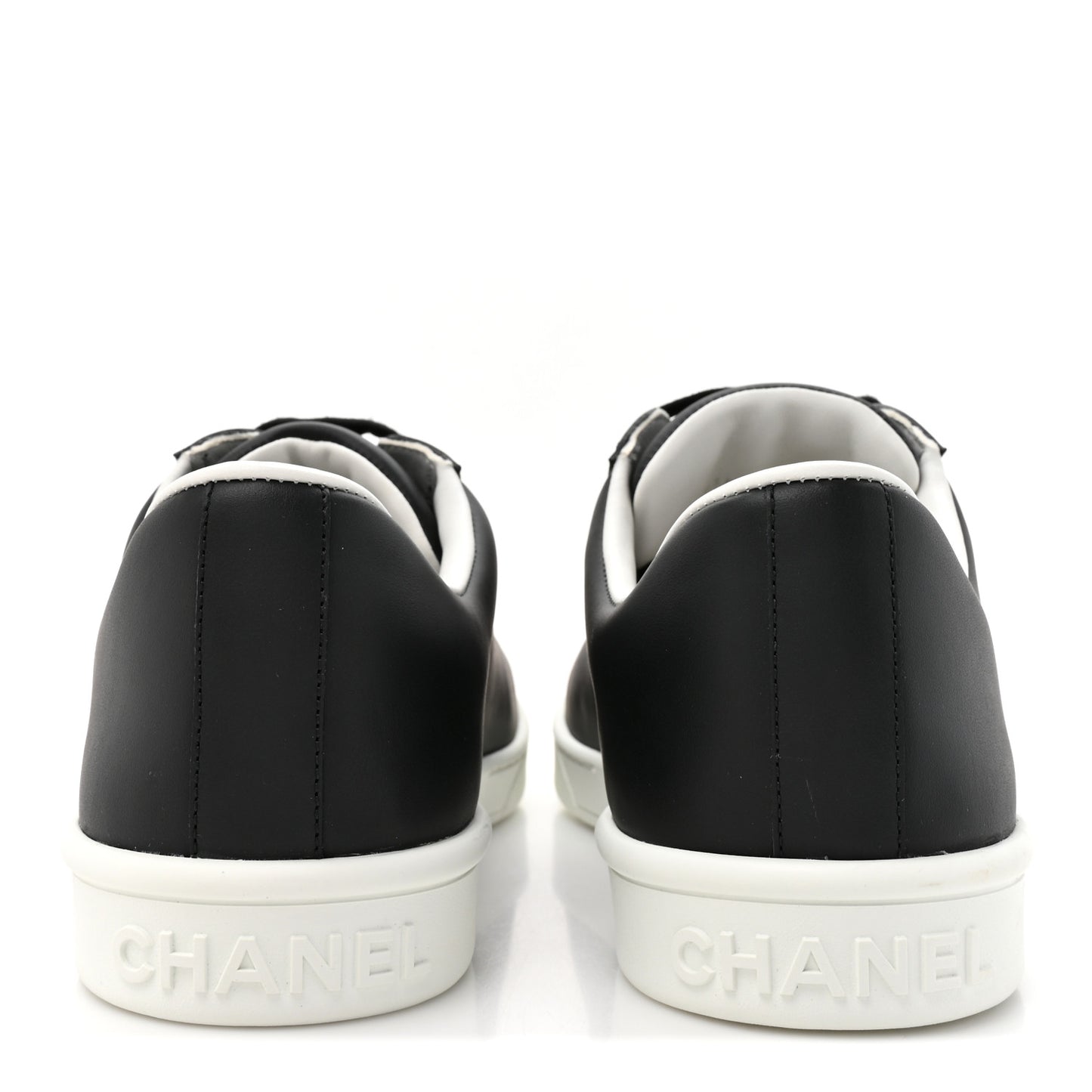 Calfskin CC Mens Sneakers 46 Black