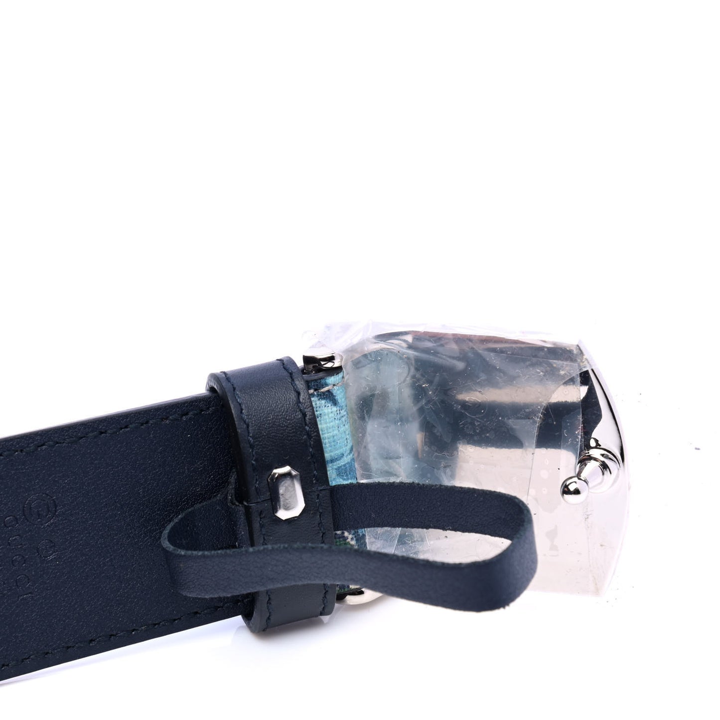 GG Supreme Monogram Blooms Plaque Belt 90 36 Blue